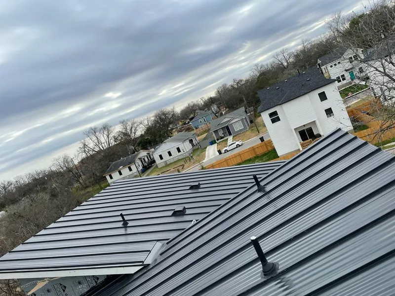 Standing seam metal roof panels with vents for Skylight Repair in Allegheny
